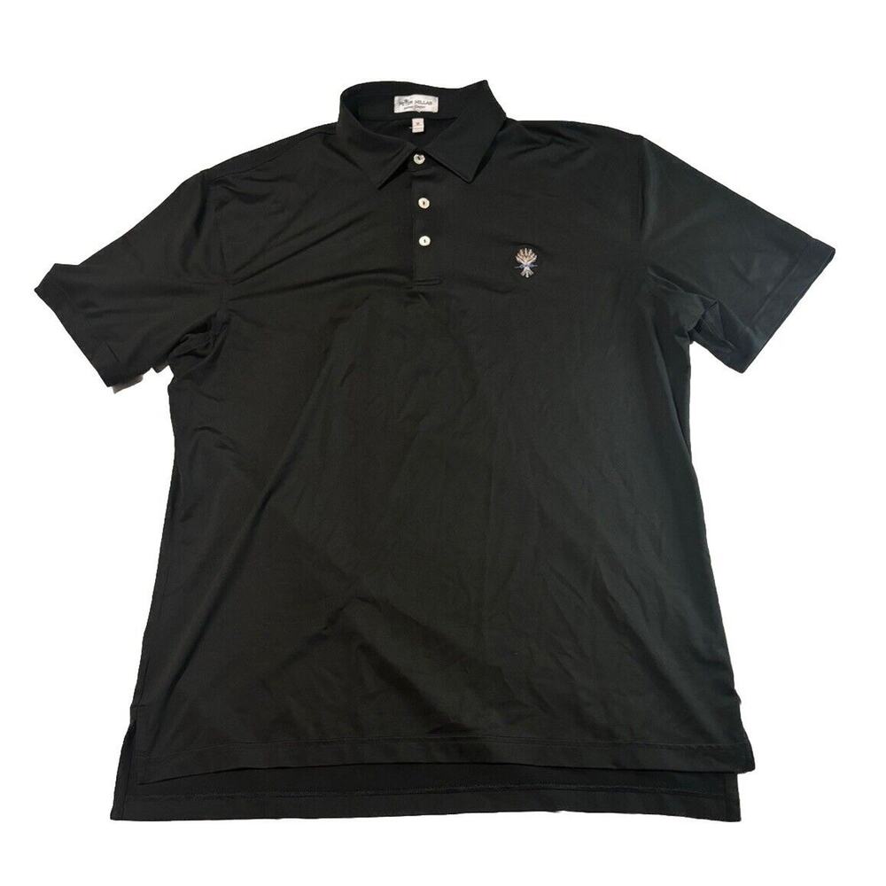 Peter Millar Black Polo Shirt